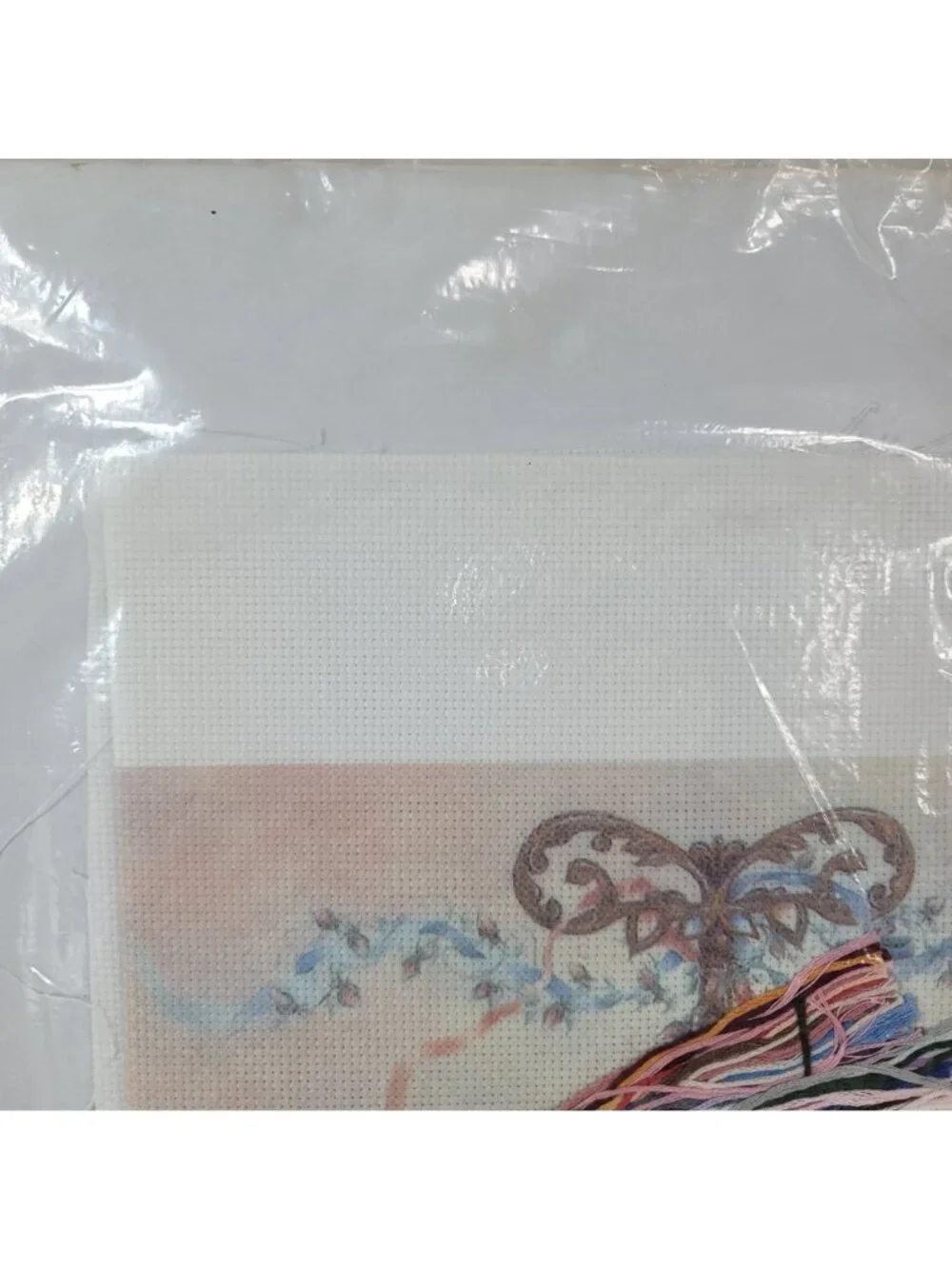 Candamar Carousel Cross Stitch Kit Horse Ribbon Something Special #50569 VTG NEW